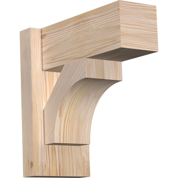 Ekena Millwork Westlake Block Smooth Outlooker, Douglas Fir, 5 1/2"W x 12"D x 12"H OUT06X12X12WTL05SDF - main